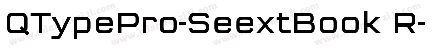 QTypePro-SeextBook R字体转换